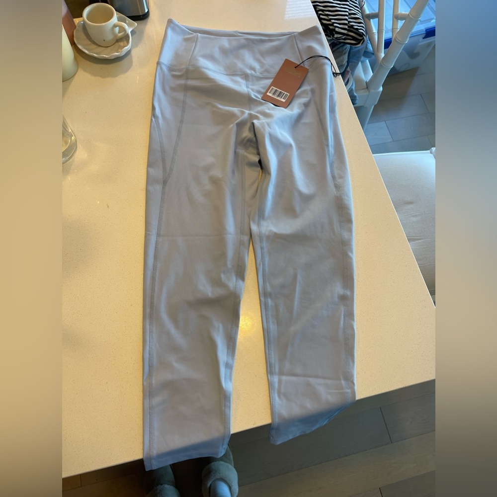 Light blue leggings